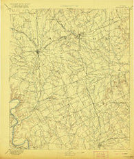 Cleburne Texas Historical topographic map, 1:125000 scale, 30 X 30 Minute, Year 1894