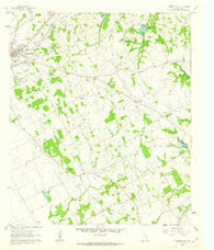 Cleburne East Texas Historical topographic map, 1:24000 scale, 7.5 X 7.5 Minute, Year 1960