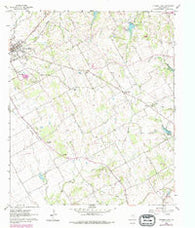 Cleburne East Texas Historical topographic map, 1:24000 scale, 7.5 X 7.5 Minute, Year 1960