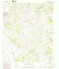 Cleburne East Texas Historical topographic map, 1:24000 scale, 7.5 X 7.5 Minute, Year 1960