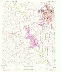 Cleburne West Texas Historical topographic map, 1:24000 scale, 7.5 X 7.5 Minute, Year 1961