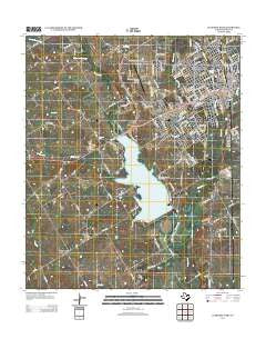 Cleburne West Texas Historical topographic map, 1:24000 scale, 7.5 X 7.5 Minute, Year 2012