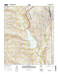 Cleburne West Texas Current topographic map, 1:24000 scale, 7.5 X 7.5 Minute, Year 2016