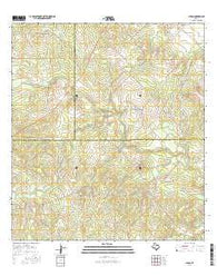 Clegg Texas Current topographic map, 1:24000 scale, 7.5 X 7.5 Minute, Year 2016