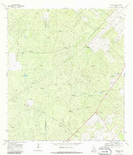 Clegg NE Texas Historical topographic map, 1:24000 scale, 7.5 X 7.5 Minute, Year 1969