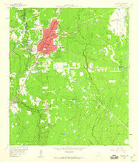 Cleveland Texas Historical topographic map, 1:24000 scale, 7.5 X 7.5 Minute, Year 1958