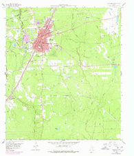 Cleveland Texas Historical topographic map, 1:24000 scale, 7.5 X 7.5 Minute, Year 1958