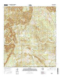 Click Texas Current topographic map, 1:24000 scale, 7.5 X 7.5 Minute, Year 2016