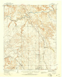 Cliffside Texas Historical topographic map, 1:62500 scale, 15 X 15 Minute, Year 1934