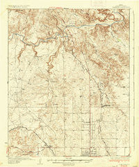 Cliffside Texas Historical topographic map, 1:62500 scale, 15 X 15 Minute, Year 1936