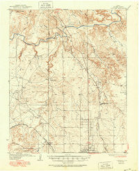 Cliffside Texas Historical topographic map, 1:62500 scale, 15 X 15 Minute, Year 1936
