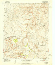 Cliffside Texas Historical topographic map, 1:24000 scale, 7.5 X 7.5 Minute, Year 1953