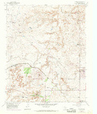 Cliffside Texas Historical topographic map, 1:24000 scale, 7.5 X 7.5 Minute, Year 1953
