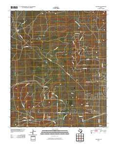 Cliffside Texas Historical topographic map, 1:24000 scale, 7.5 X 7.5 Minute, Year 2010