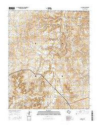 Cliffside Texas Current topographic map, 1:24000 scale, 7.5 X 7.5 Minute, Year 2016