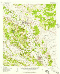 Clifton Texas Historical topographic map, 1:62500 scale, 15 X 15 Minute, Year 1956