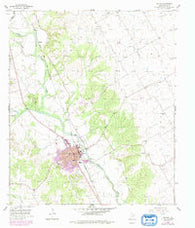 Clifton Texas Historical topographic map, 1:24000 scale, 7.5 X 7.5 Minute, Year 1955