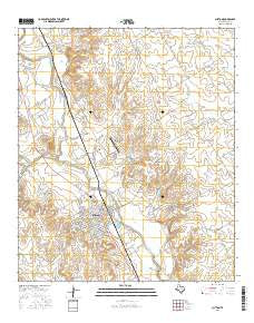 Clifton Texas Current topographic map, 1:24000 scale, 7.5 X 7.5 Minute, Year 2016