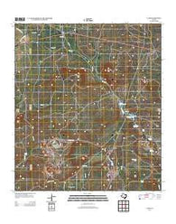 Cline Texas Historical topographic map, 1:24000 scale, 7.5 X 7.5 Minute, Year 2012