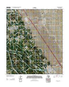 Clint Texas Historical topographic map, 1:24000 scale, 7.5 X 7.5 Minute, Year 2012