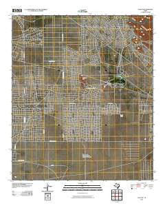 Clint NE Texas Historical topographic map, 1:24000 scale, 7.5 X 7.5 Minute, Year 2010