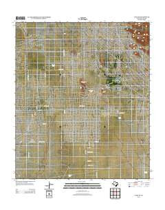 Clint NE Texas Historical topographic map, 1:24000 scale, 7.5 X 7.5 Minute, Year 2012