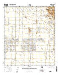 Clint NE Texas Current topographic map, 1:24000 scale, 7.5 X 7.5 Minute, Year 2016