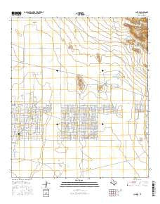 Clint NE Texas Current topographic map, 1:24000 scale, 7.5 X 7.5 Minute, Year 2016