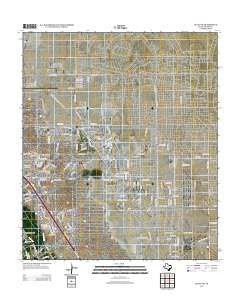 Clint NW Texas Historical topographic map, 1:24000 scale, 7.5 X 7.5 Minute, Year 2012