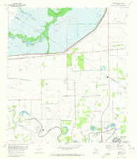 Clodine Texas Historical topographic map, 1:24000 scale, 7.5 X 7.5 Minute, Year 1970