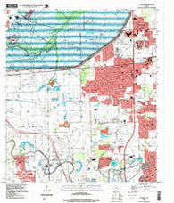 Clodine Texas Historical topographic map, 1:24000 scale, 7.5 X 7.5 Minute, Year 1995