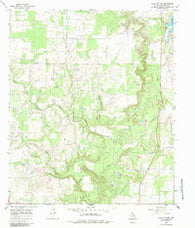 Club Hollow Texas Historical topographic map, 1:24000 scale, 7.5 X 7.5 Minute, Year 1966