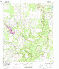 Club Hollow Texas Historical topographic map, 1:24000 scale, 7.5 X 7.5 Minute, Year 1966