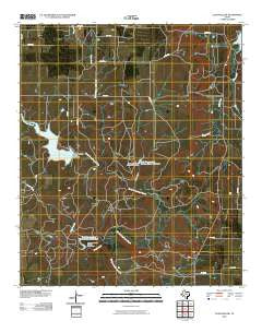 Club Hollow Texas Historical topographic map, 1:24000 scale, 7.5 X 7.5 Minute, Year 2010