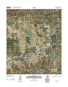 Coahoma Texas Historical topographic map, 1:24000 scale, 7.5 X 7.5 Minute, Year 2012