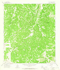 Coal Kiln Draw Texas Historical topographic map, 1:24000 scale, 7.5 X 7.5 Minute, Year 1963