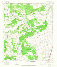 Cobbs Cavern Texas Historical topographic map, 1:24000 scale, 7.5 X 7.5 Minute, Year 1964
