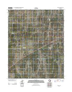 Coburn Texas Historical topographic map, 1:24000 scale, 7.5 X 7.5 Minute, Year 2012