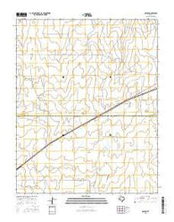 Coburn Texas Current topographic map, 1:24000 scale, 7.5 X 7.5 Minute, Year 2016