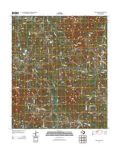 Coffeeville Texas Historical topographic map, 1:24000 scale, 7.5 X 7.5 Minute, Year 2013