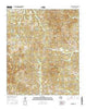Coffeeville Texas Current topographic map, 1:24000 scale, 7.5 X 7.5 Minute, Year 2016
