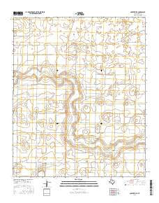 Cofferville Texas Current topographic map, 1:24000 scale, 7.5 X 7.5 Minute, Year 2016