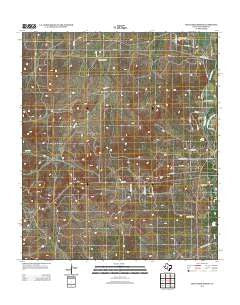 Cold Creek Spring Texas Historical topographic map, 1:24000 scale, 7.5 X 7.5 Minute, Year 2012