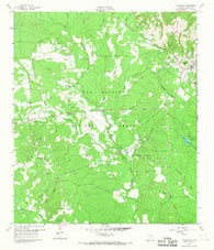 Coldspring Texas Historical topographic map, 1:24000 scale, 7.5 X 7.5 Minute, Year 1960