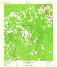 Coldspring Texas Historical topographic map, 1:24000 scale, 7.5 X 7.5 Minute, Year 1960