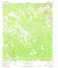 Coldspring Texas Historical topographic map, 1:24000 scale, 7.5 X 7.5 Minute, Year 1960