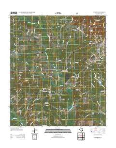 Coldspring Texas Historical topographic map, 1:24000 scale, 7.5 X 7.5 Minute, Year 2013