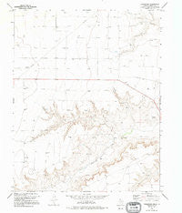 Coldwater Creek Texas Historical topographic map, 1:24000 scale, 7.5 X 7.5 Minute, Year 1974