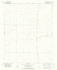 Coldwater East Texas Historical topographic map, 1:24000 scale, 7.5 X 7.5 Minute, Year 1973