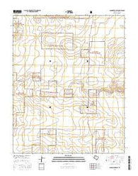 Coldwater East Texas Current topographic map, 1:24000 scale, 7.5 X 7.5 Minute, Year 2016
